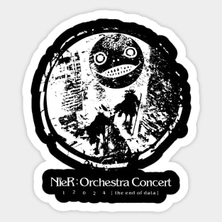 NieR Orchestra Concert design - Emil / Yoko Taro mask 2B & 9S Sticker